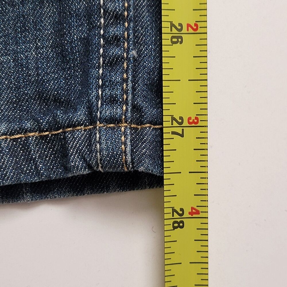 Levi's 505 Jeans Men's 38x30 Blue Faded Denim Cotton Regular Fit Straight Leg - Picture 8 of 8